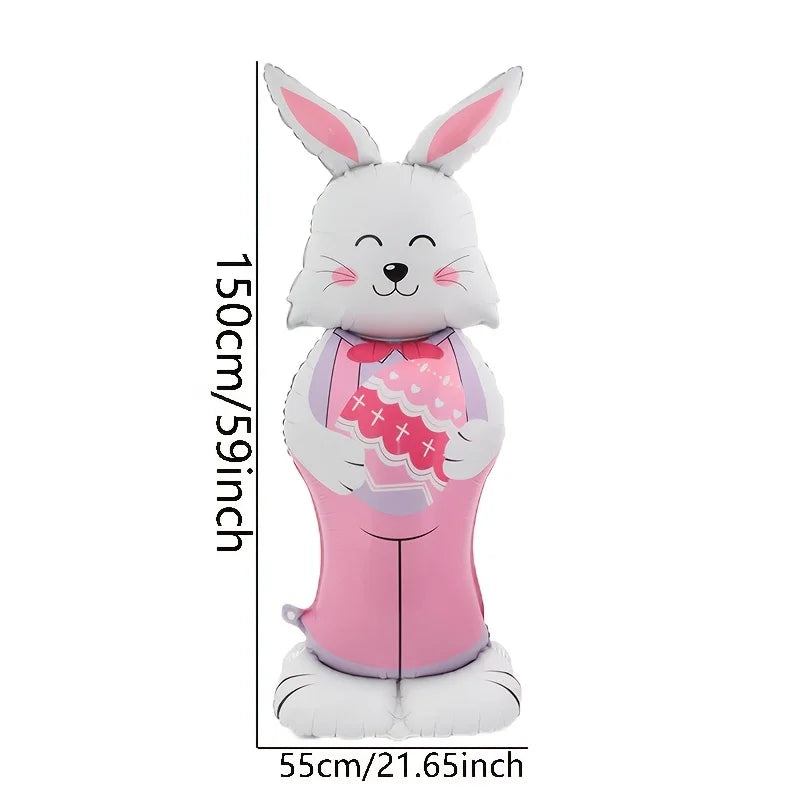 Standing Easter rabbit Chick eggs Balloon Easter bunny Balloon Easter Decoration balloon 2026 spring Easter Party Decor supplies