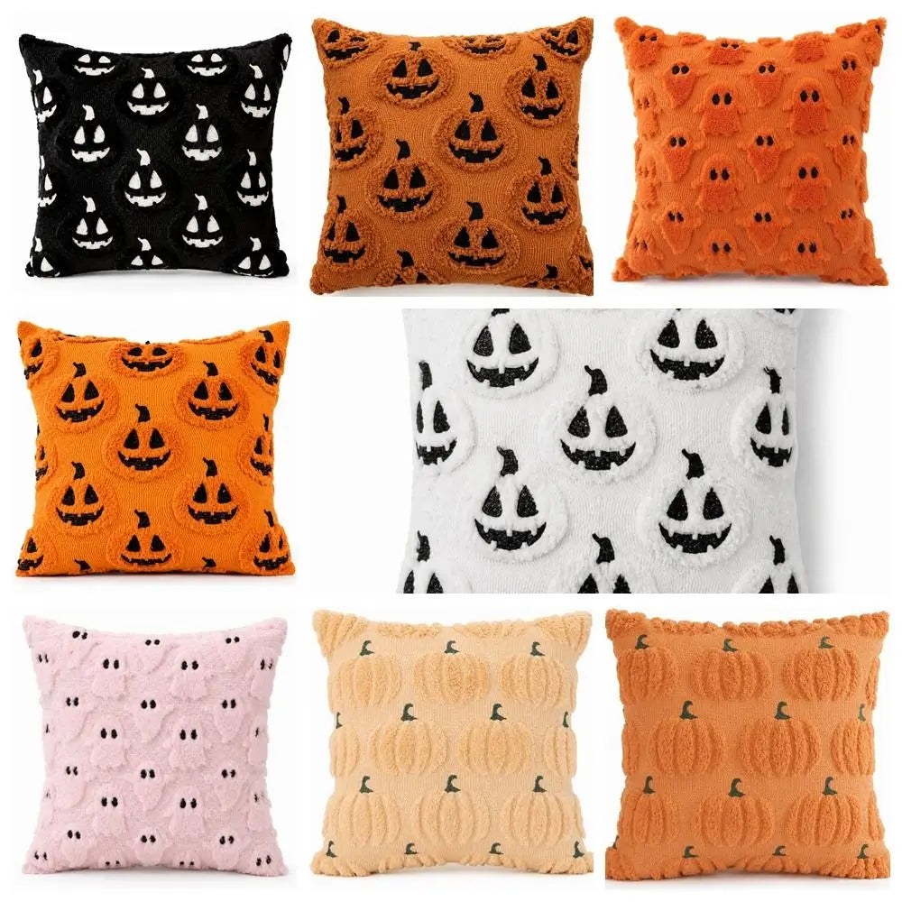 Modern Ghost Halloween Pillow Covers Colorful Decorative Throw Pillow Cases Home Decor Pillowcase Living Room
