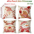Christmas Pillowcases Merry Christmas Decorations for Home 2026 Xmas Snowman Elk Sofa Cushion Cover Navidad Natal New Year 2027
