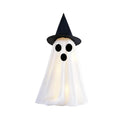 Halloween Ghost Decoration Glowing Desktop Ghost Standing Ornament Haunted Hanging Ghost Decor for Table Home Party Night Gift