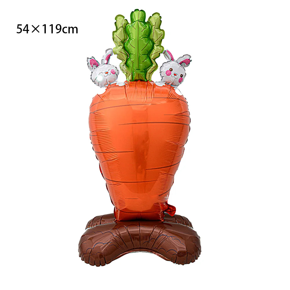 Standing Easter rabbit Chick eggs Balloon Easter bunny Balloon Easter Decoration balloon 2026 spring Easter Party Decor supplies