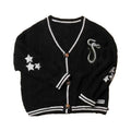 Lover Cardigan with Star Embroidery Pink Heart Cosy Soft Knit TS Cardigan Tay Sweater Jacket Vintage Fall Winter 1989 Sweater