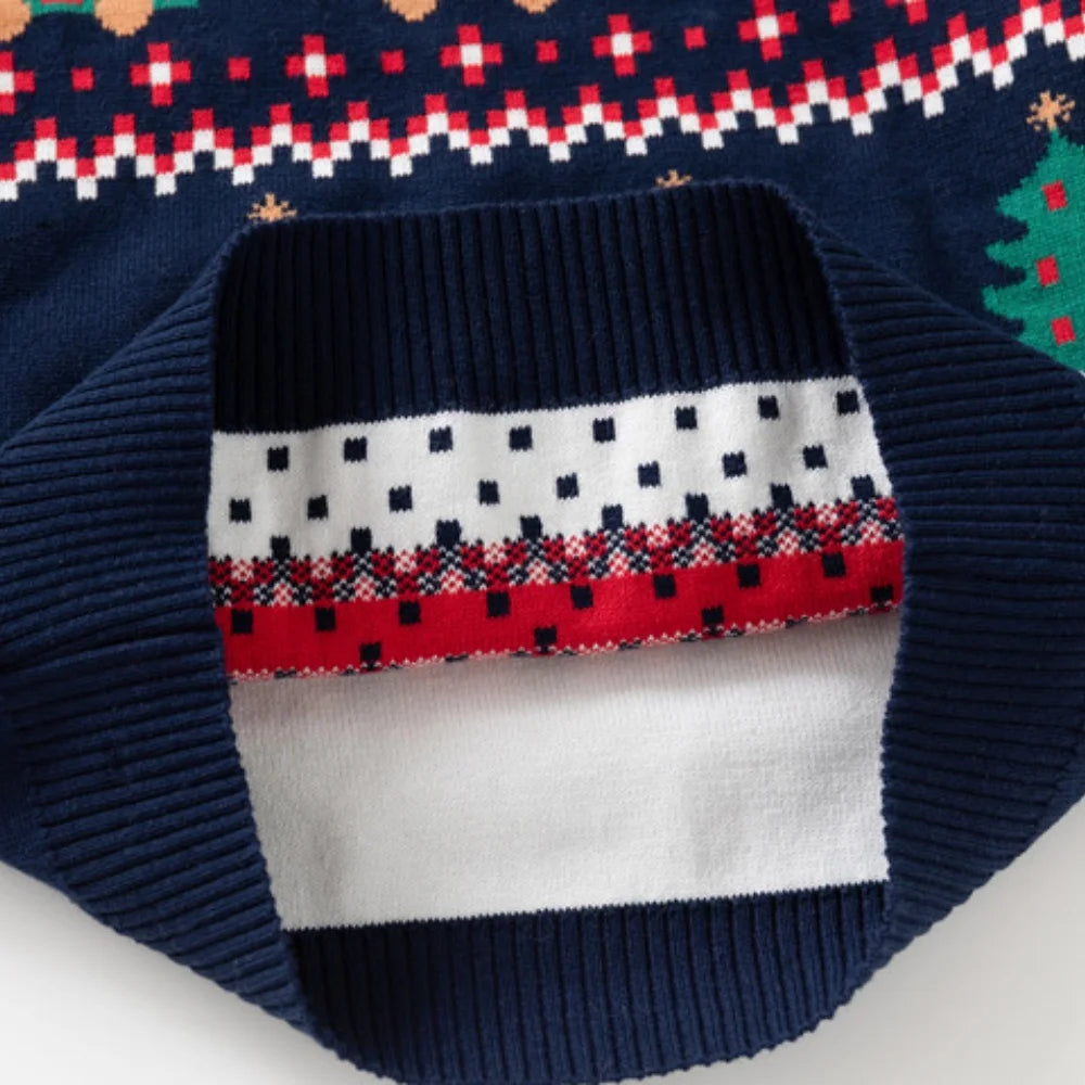 New Years Christmas Sweater for Kids Cars Print Sweatshirt Boys & Girls Baby Clothes Autumn Winter Seasonal Children's Clothing
