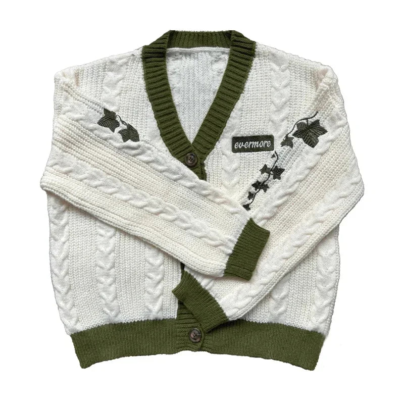 Lover Cardigan with Star Embroidery Pink Heart Cosy Soft Knit TS Cardigan Tay Sweater Jacket Vintage Fall Winter 1989 Sweater