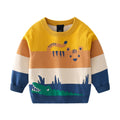 New Years Christmas Sweater for Kids Cars Print Sweatshirt Boys & Girls Baby Clothes Autumn Winter Seasonal Children's Clothing