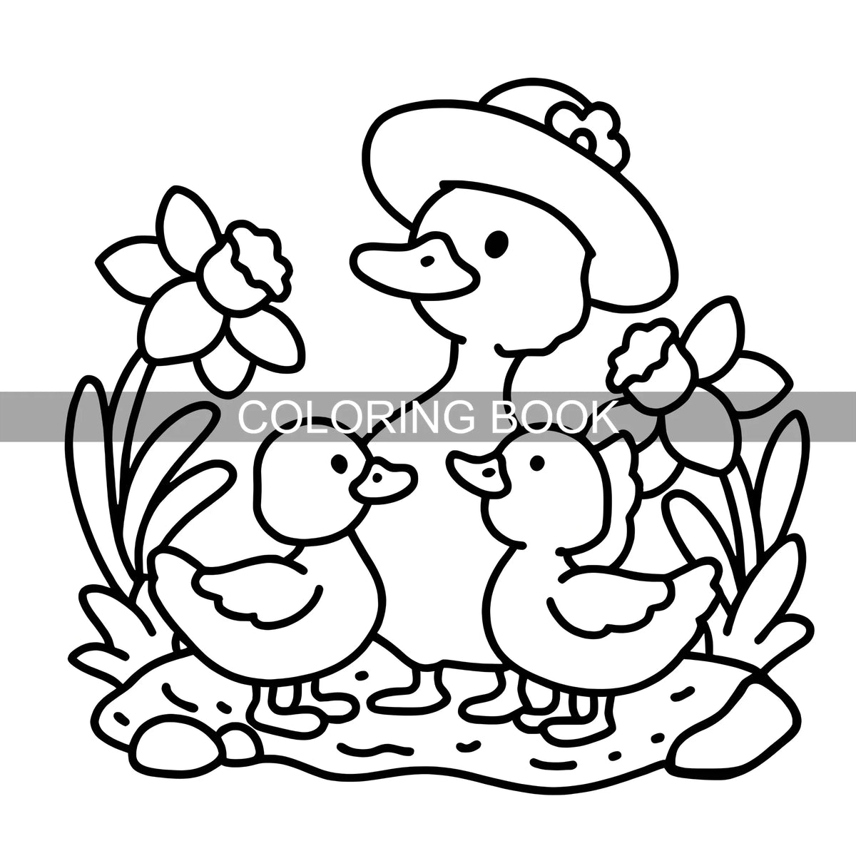 Anti-Stress Spring Coloring Book for Adults Cozy Girl Kawaii Easter Floral Scenes Relaxation Art Therapy Book