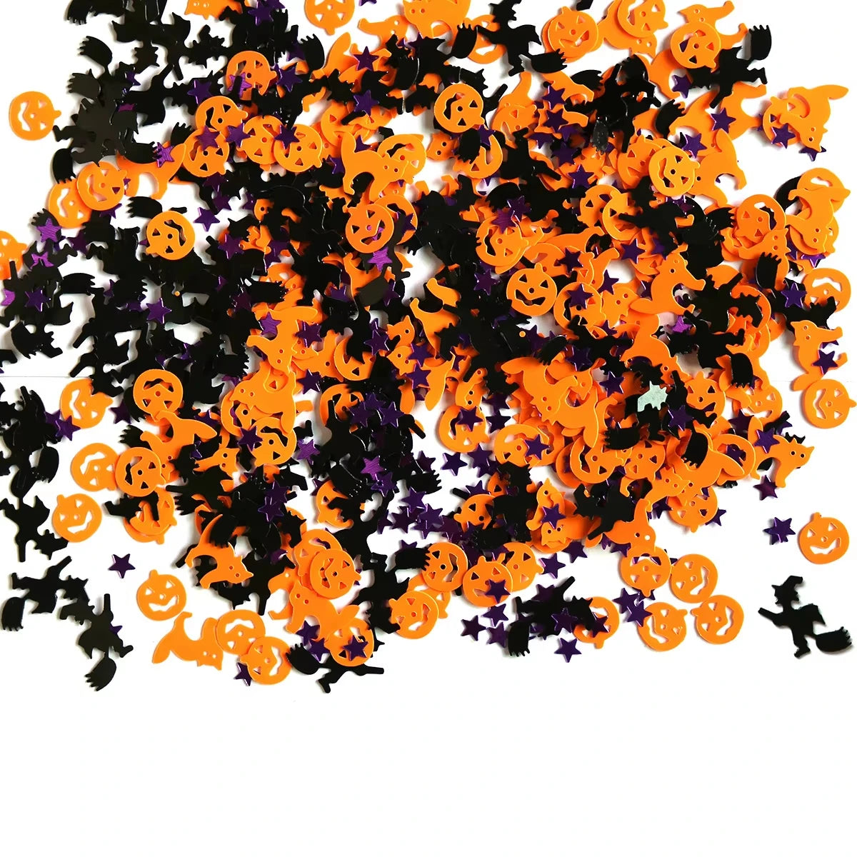 Halloween Confetti Decorations Table Decorations Paper Glitter Decorations with Ghosts Pumpkins Spiders for Party Sup