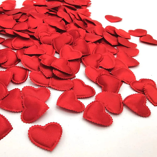 100pcs Valentine's Day Romantic Love Heart Table Decoration，for Valentine's Day Wedding Party DIY Romantic Scene Decoration