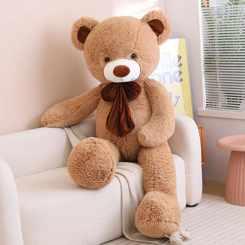 Big Size Stuffed Bear Plush Toy Giant Stuffed Animals Birthday Valentines Day Gift Soft Pillow Dolls Grilfriend Girl