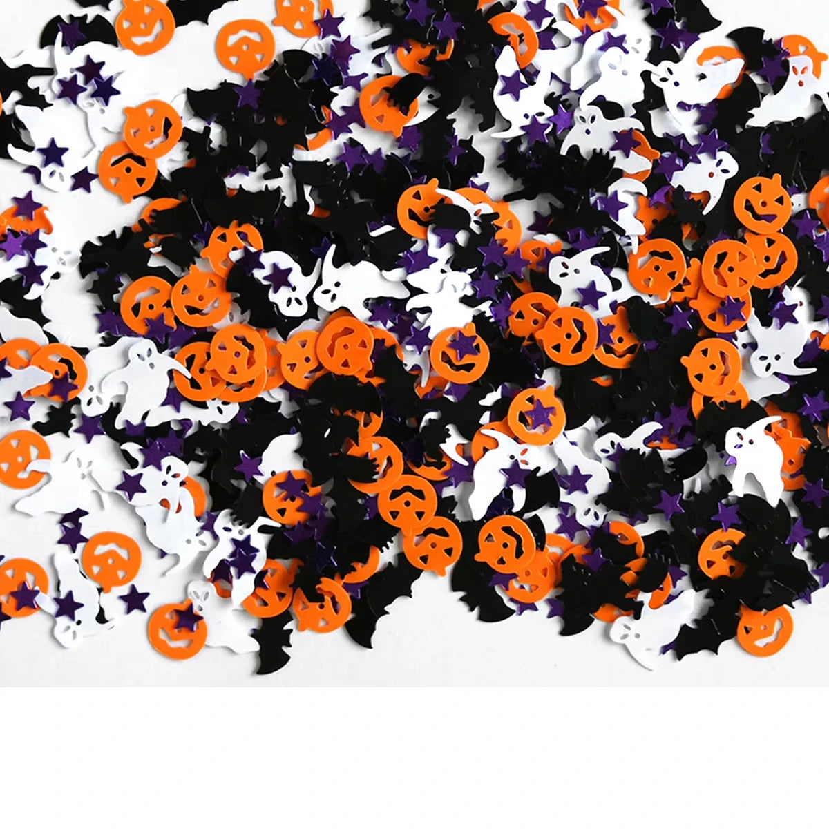 Halloween Confetti Decorations Table Decorations Paper Glitter Decorations with Ghosts Pumpkins Spiders for Party Sup