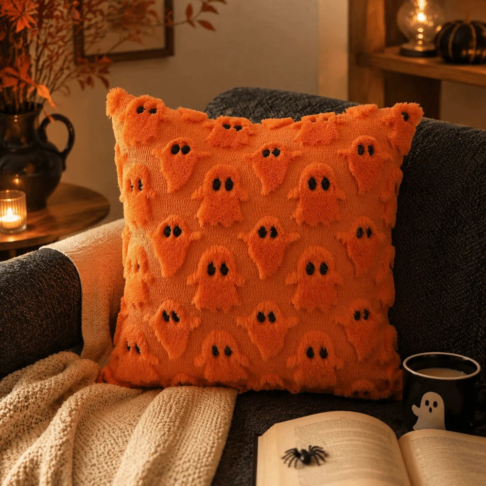 Modern Ghost Halloween Pillow Covers Colorful Decorative Throw Pillow Cases Home Decor Pillowcase Living Room