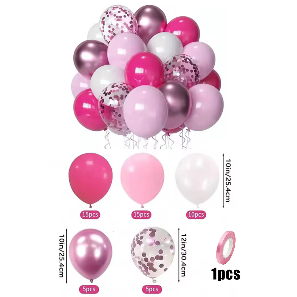 Colorful Balloon Set Valentine's Day Birthday Party Theme Event Scene Decoration Balloon