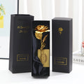 Foil Rose Flower with Gift Box & Card Eternal Rose Gifts for Valentine's Day Thanksgiving Mother's Day Party Favors Decors
