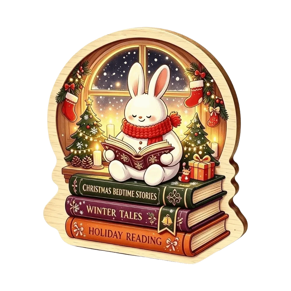 Merry Christmas Wooden Christmas Decoration Star Shape Snowman Deer Home Ornaments Rabbit Santa Claus Wall Decor New Year Gift