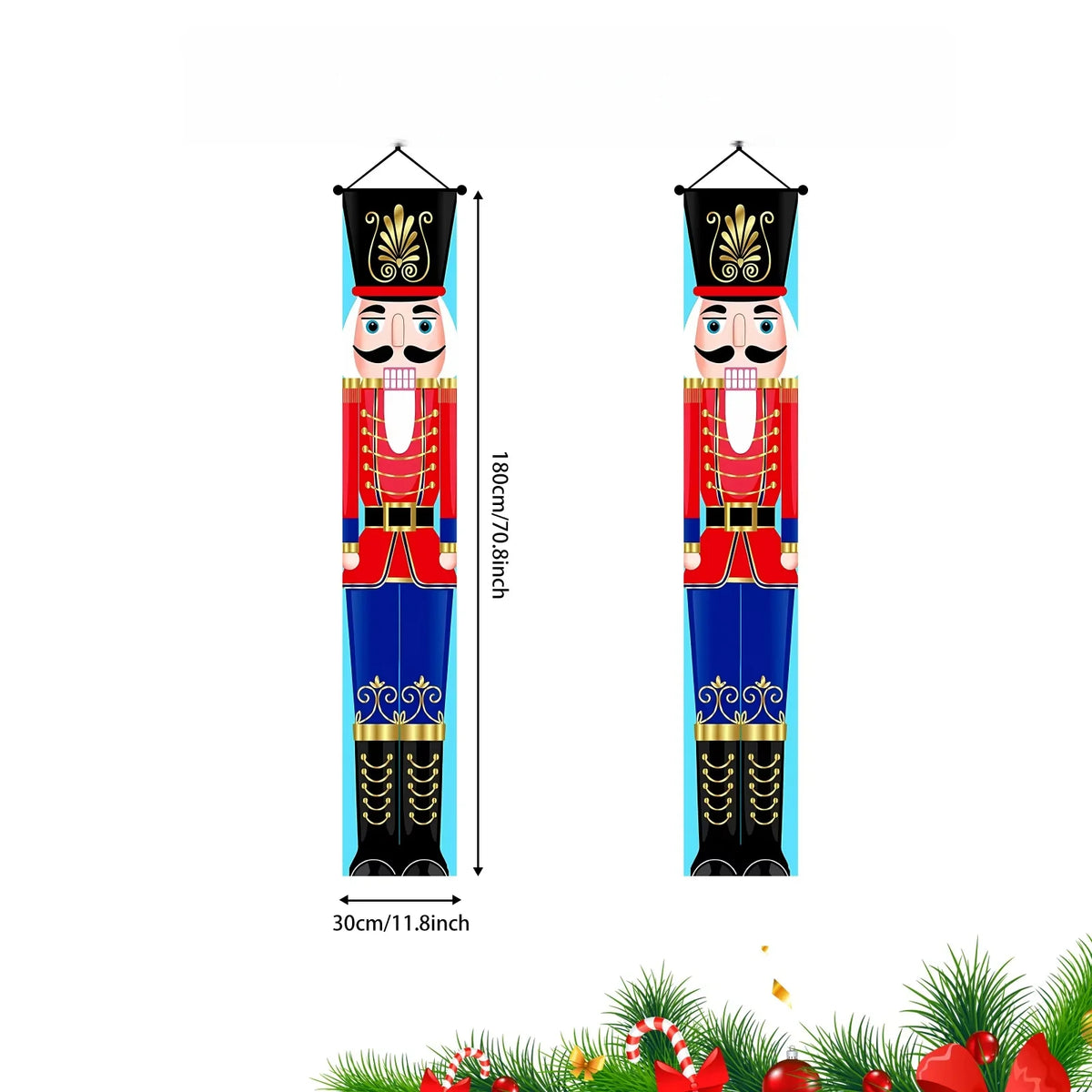 Christmas Door Decoration 2025 Merry Christmas Banner Decor for Home Hanging Xmas Ornament Navidad Happy New Year Gift 2026