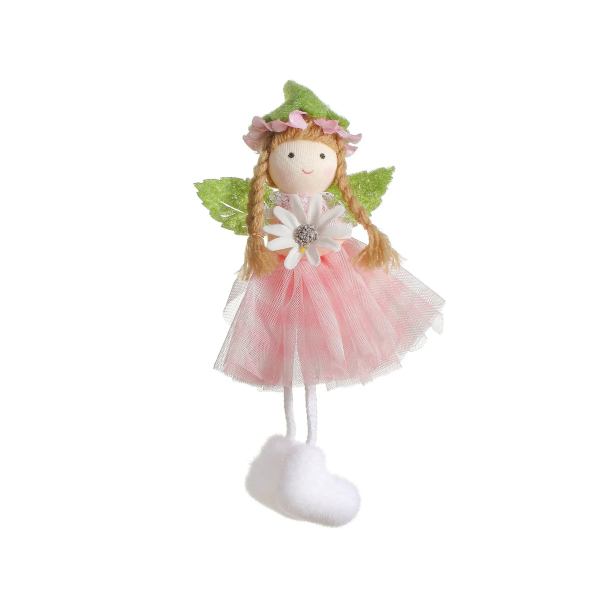 2025 Easter Long Legs Flower Fairy Angel Elf Rabbit Dolls Home Hanging Ornaments Spring Easter Party Supplies Kids Birthday Gift