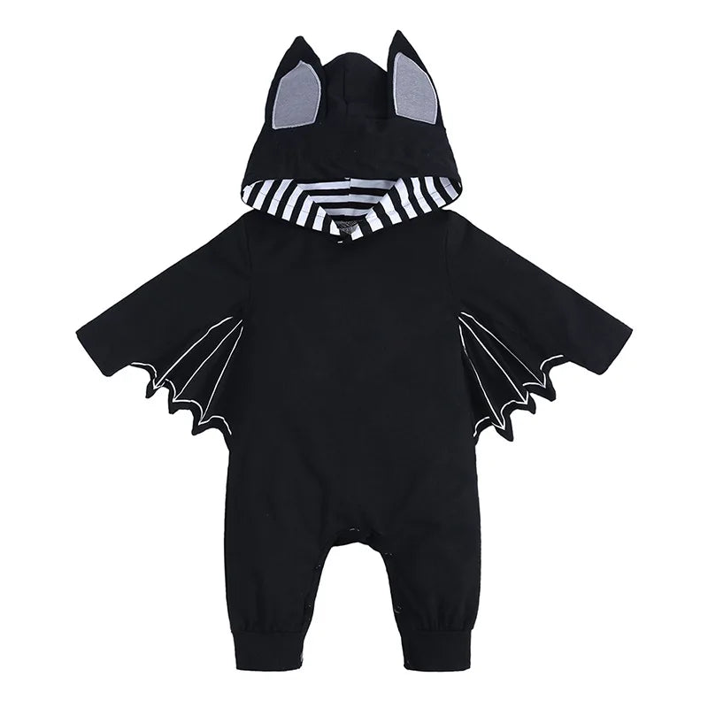Baby Girls Boys Children Jumpsuit Halloween Pumpkin Costume Toddler Sleeveless Jumpsuit Newborn Autumn Winter Clothes