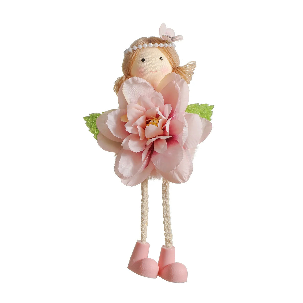 2025 Easter Long Legs Flower Fairy Angel Elf Rabbit Dolls Home Hanging Ornaments Spring Easter Party Supplies Kids Birthday Gift