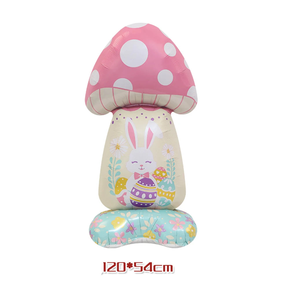 Easter Theme Disposable Tableware Cute Cartoon Bunny Rabbit Pattern Paper Plates Cups Napkins Kids Favor Easter Party Decoration
