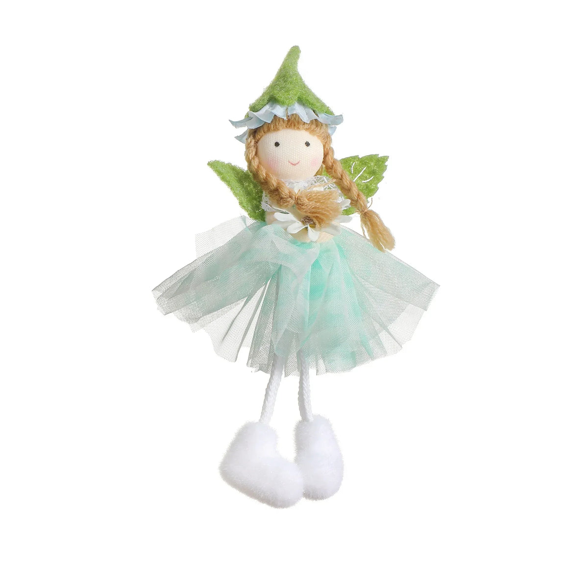 2025 Easter Long Legs Flower Fairy Angel Elf Rabbit Dolls Home Hanging Ornaments Spring Easter Party Supplies Kids Birthday Gift