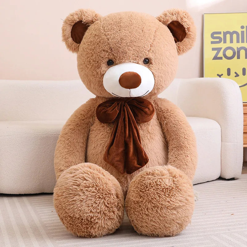 Big Size Stuffed Bear Plush Toy Giant Stuffed Animals Birthday Valentines Day Gift Soft Pillow Dolls Grilfriend Girl