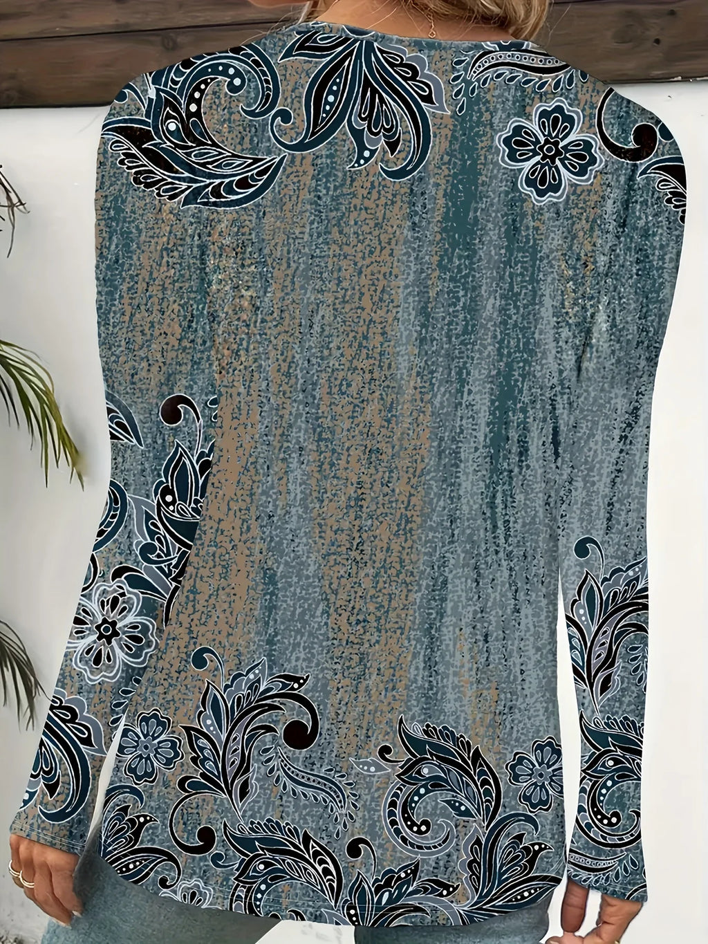 Spring New Elegant Casual Woman T-Shirt Fashion Loose T-Shirt Temperament Long Sleeve Holiday Weekend Female Blouses