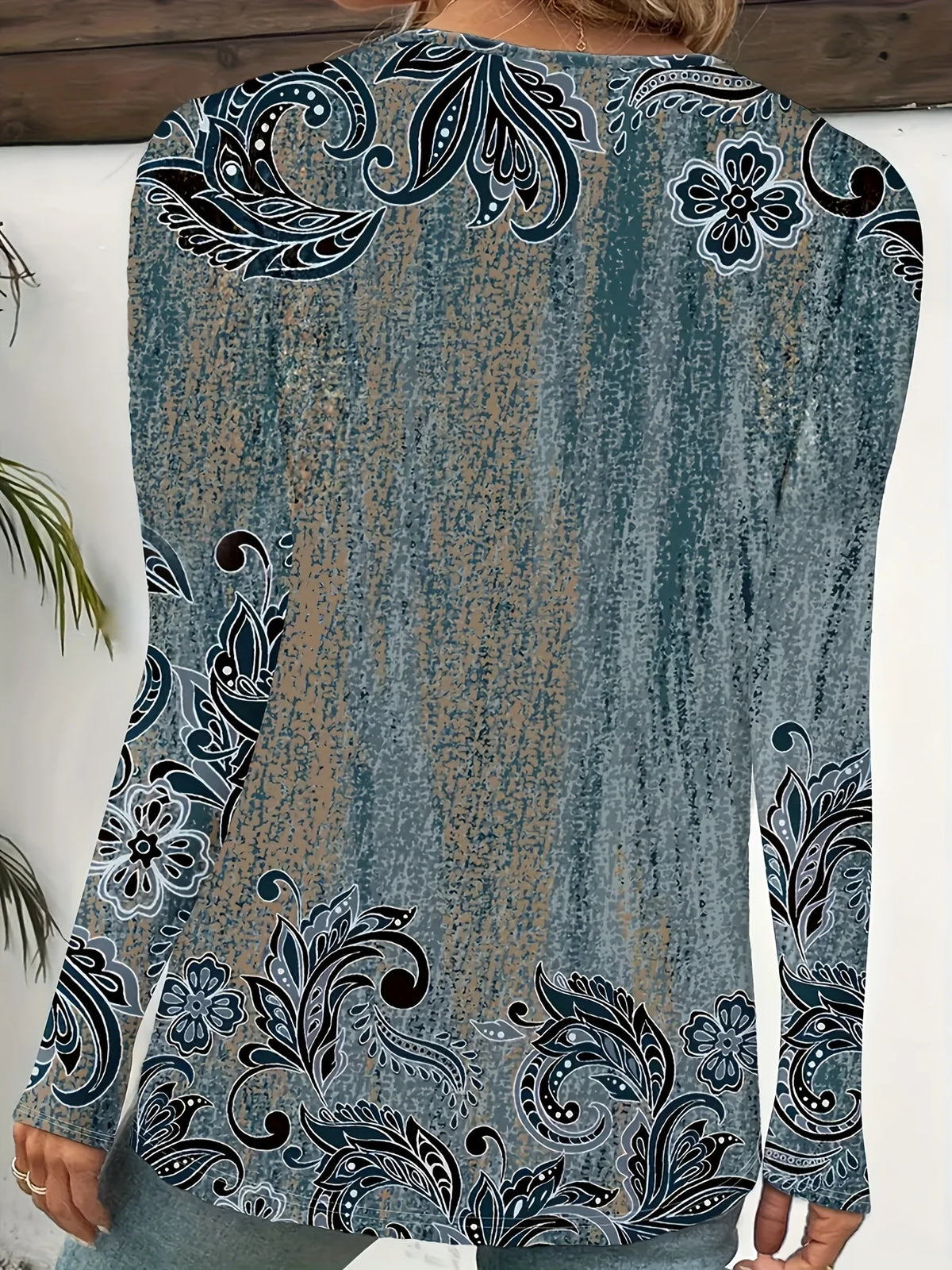 Spring New Elegant Casual Woman T-Shirt Fashion Loose T-Shirt Temperament Long Sleeve Holiday Weekend Female Blouses